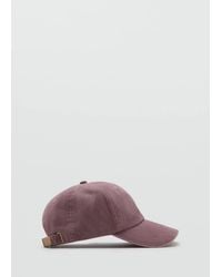 Mango - Plain Cotton Cap - Lyst