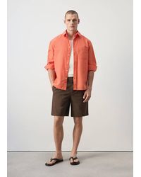 Mango - Relaxed Fit Shirt 100% Cotton - Lyst
