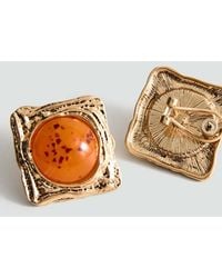 Mango - Set Of 2 Combined Earrings - Lyst