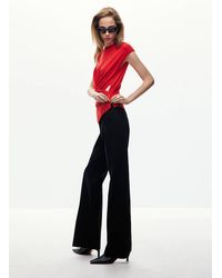 Mango - Draped Fine Knit Sweater - Lyst