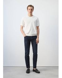 Mango - Slim Fit Ultra Soft Touch Patrick Jeans - Lyst