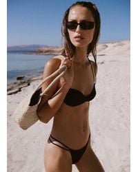 Mango - Cheeky Double-Strap Bikini Knicker - Lyst
