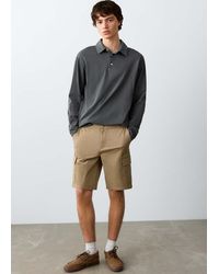 MANGO TEEN - Cargo Bermuda Shorts - Lyst