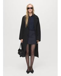 Mango - Handmade Oversize-Wollmantel - Lyst