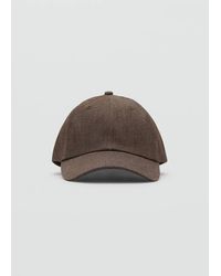 Mango - Plain Cotton Cap - Lyst