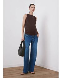 Mango - Wide Leg Maternity Jeans - Lyst