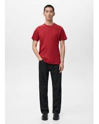 Mango - Slim-Fit Short-Sleeved T-Shirt - Lyst