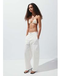 Mango - Pocket Cargo Jeans - Lyst
