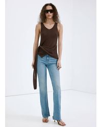 Mango - Fiona Flared Mid-Rise Jeans - Lyst