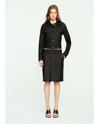 Mango - Fitted Denim Jacket With Pockets - Lyst