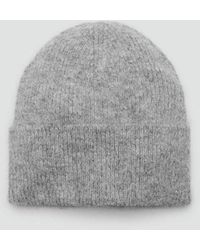 Mango - Rib-Knit Cap - Lyst
