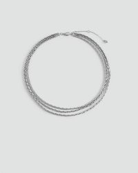 MANGO TEEN - Slim Chain Necklace - Lyst