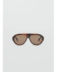 Mango - Aviator Sunglasses With Tortoiseshell-Effect Frame - Lyst