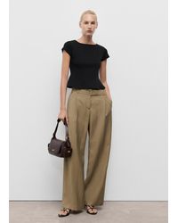 Mango - A-Linien Baumwoll-T-Shirt - Lyst
