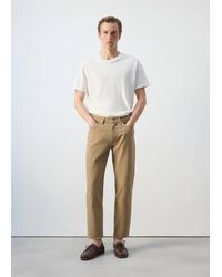 Mango - Sammy Cropped Carrot-Fit Jeans - Lyst
