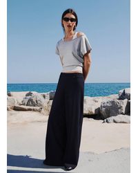 MANGO TEEN - Low-Rise Pinstripe Trousers - Lyst
