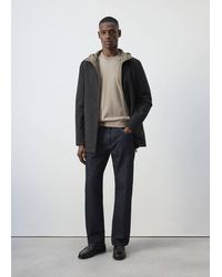 Mango - Reversible Water-Repellent Padded Parka Night - Lyst