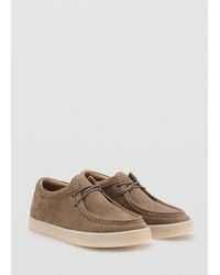 Mango - Suede Nautical Shoes - Lyst
