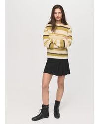 Mango - Pleated Mini-Skirt - Lyst