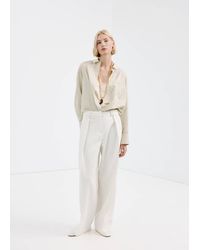 Mango - Lyocell Shirt With Pocket - Lyst