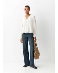 MANGO TEEN - Chiffon Blouse With Studs - Lyst
