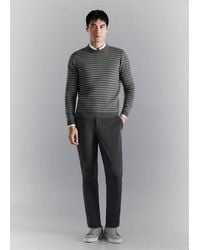 Mango - Comfort Stretch Striped Jersey - Lyst
