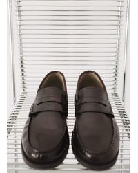 Mango - Leather Penny Loafers - Lyst