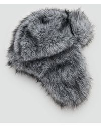 Mango - Faux-Fur Beanie - Lyst