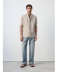 Mango - Regular-Fit 100% Linen Shirt - Lyst