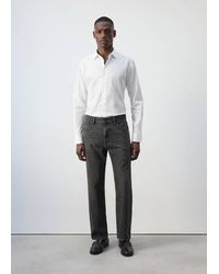 Mango - Moby Relaxed Fit Dark Wash Jeans - Lyst