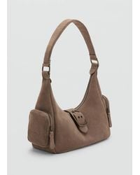 MANGO TEEN - Buckle Leather Bag - Lyst