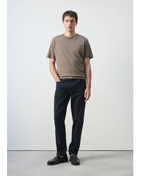 Mango - Regular-Fit 100% Cotton Trousers - Lyst