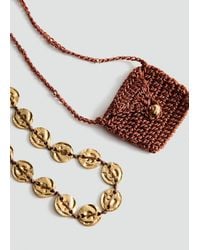 Mango - Set 2 Collane Combinate Maglia Oro - Lyst
