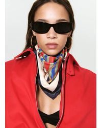 Mango - Chain-Print Scarf - Lyst