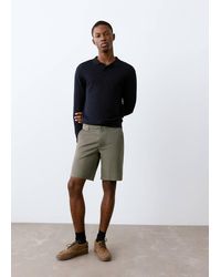 MANGO TEEN - Cotton Bermuda Shorts - Lyst