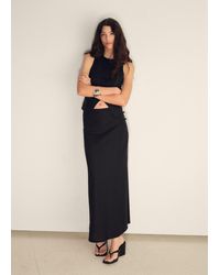 Mango - Gerader Rock Aus Leinenmischung - Lyst