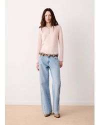 MANGO TEEN - Long-Sleeved T-Shirt With Decorative Buttons - Lyst