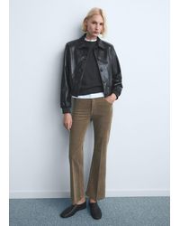 Mango - Flared-Jeans Aus Cord - Lyst