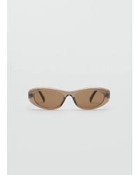 Mango - Semi-Transparent Frame Sunglasses - Lyst