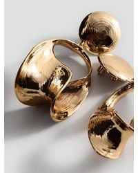 Mango - Mixed Pendant Earrings - Lyst