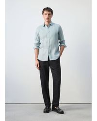 Mango - Regular-Fit 100% Linen Shirt - Lyst