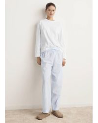 Mango - Two-Piece Cotton Striped Pyjamas - Lyst