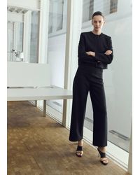 Mango - Mid-Rise Suit Trousers - Lyst