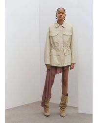 Mango - Oversized Parka With Pockets - Lyst