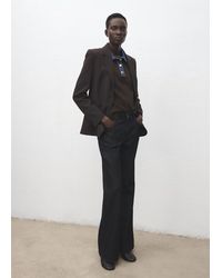 Mango - Combined Shirt-Collar Sweater - Lyst