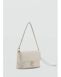 Mango - Schultertasche Mit Umschlag - Lyst
