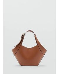 Mango - Medium Faux Shoulder Bag - Lyst