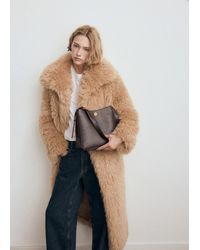 Mango - Medium Bucket Bag With Metal Detail - Lyst