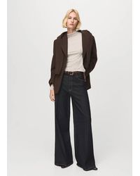 Mango - Turtleneck T-Shirt - Lyst