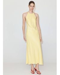 Mango - Halter-Neck Open-Back Dress - Lyst